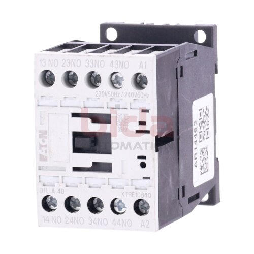 Eaton DIL A-40 XTRE10B40 Hilfssch&uuml;tz / Auxiliary Contactor 230-240V