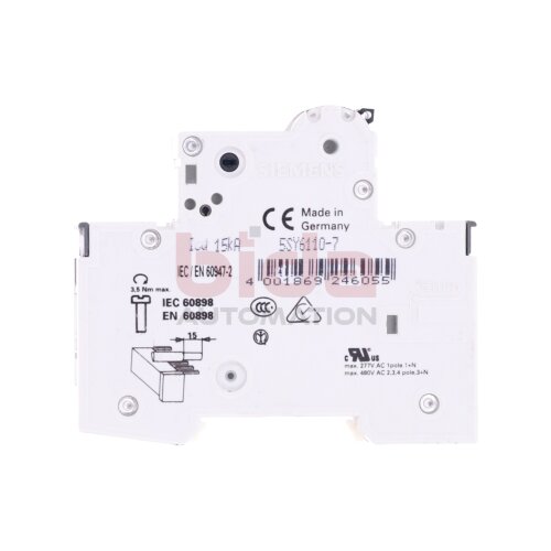 Siemens 5SY61 MCB C10 Leistungsschutzschalter / Circuit Breaker  230-400V
