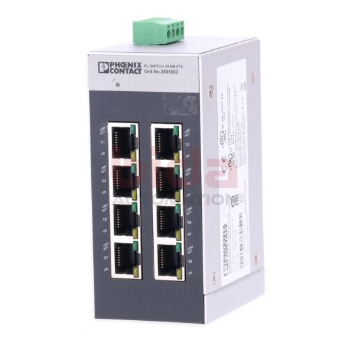 Phoenix Contact FL SWITCH SFNB 8TX (2891002) Ethernet -Switch  24V 140mA