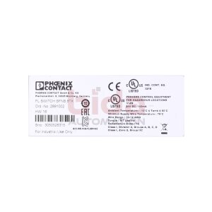 Phoenix Contact FL SWITCH SFNB 8TX (2891002) Ethernet...