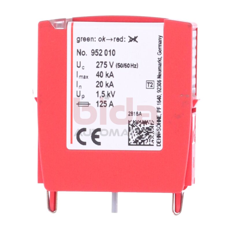 DEHNguard DG MOD 275 (952 010)  Schutzmodul / Protective module 275V 125A
