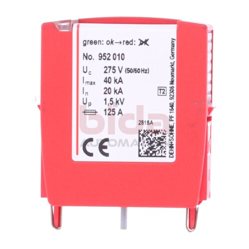 DEHNguard DG MOD 275 (952 010)  Schutzmodul / Protective module 275V 125A