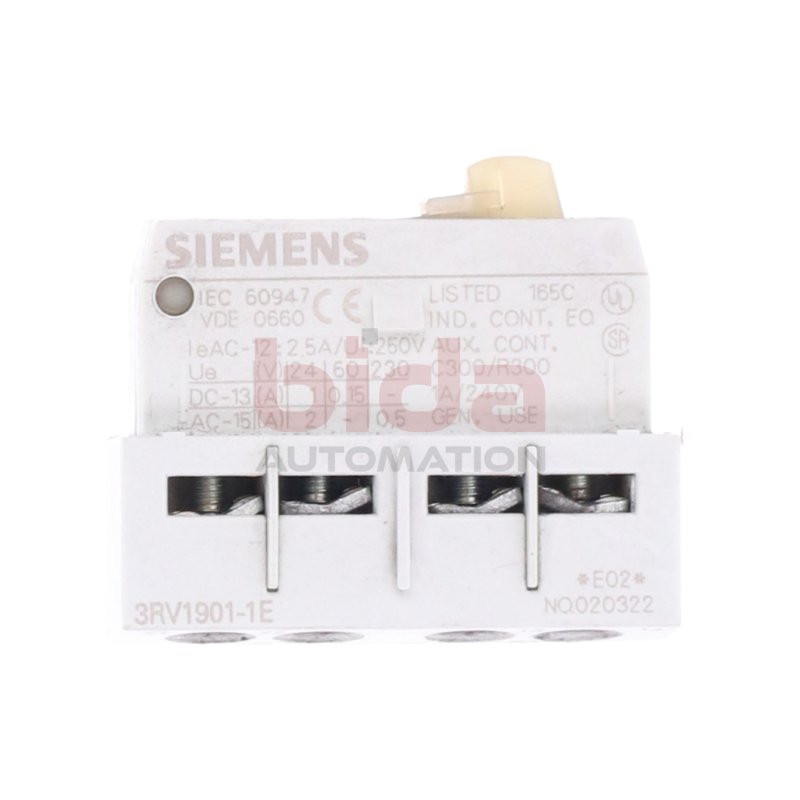 Siemens 3RV1901-1E Hilfsschalter / Auxiliary switch 250V 2,5A