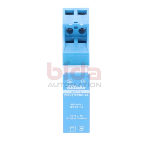 Eltako SNT12-230V/12VDC-1A Netzteil Power / Supply Unit  12-230V 12VDC 1A