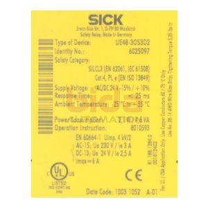 Sick UE48-30S3D2 (6025097) Sicherheitsrelais / Safety...