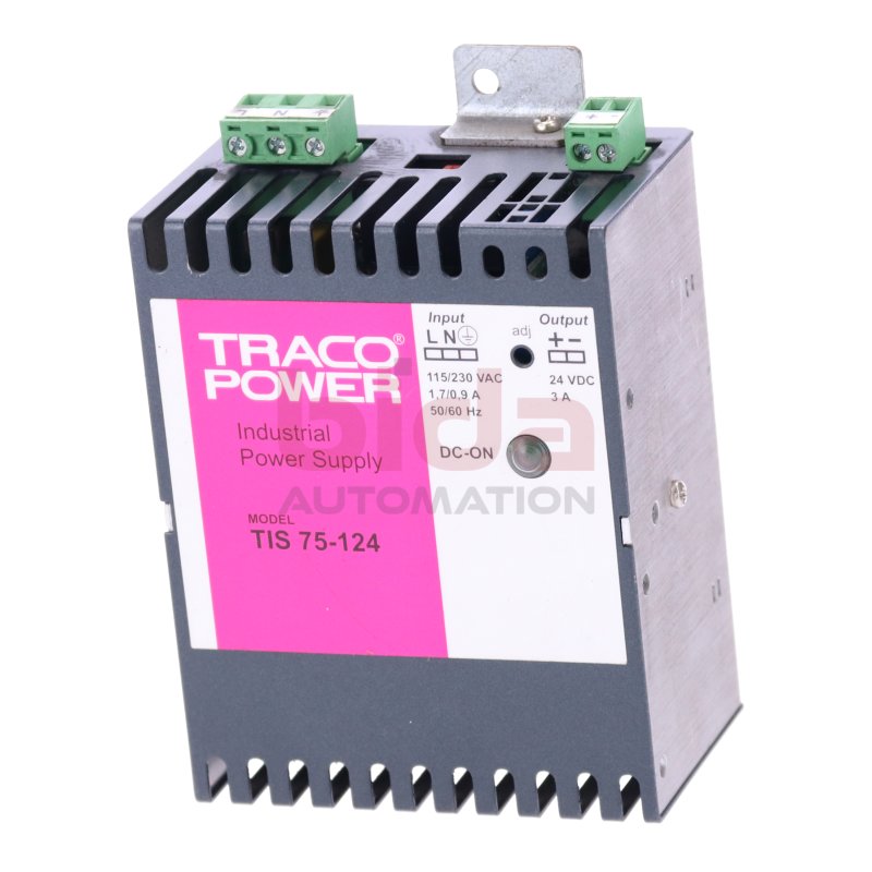 Traco Power TIS 75-124 Stromversorgung / Power Supply 115-230VAC 1,7-0,9A 24VDC 3A