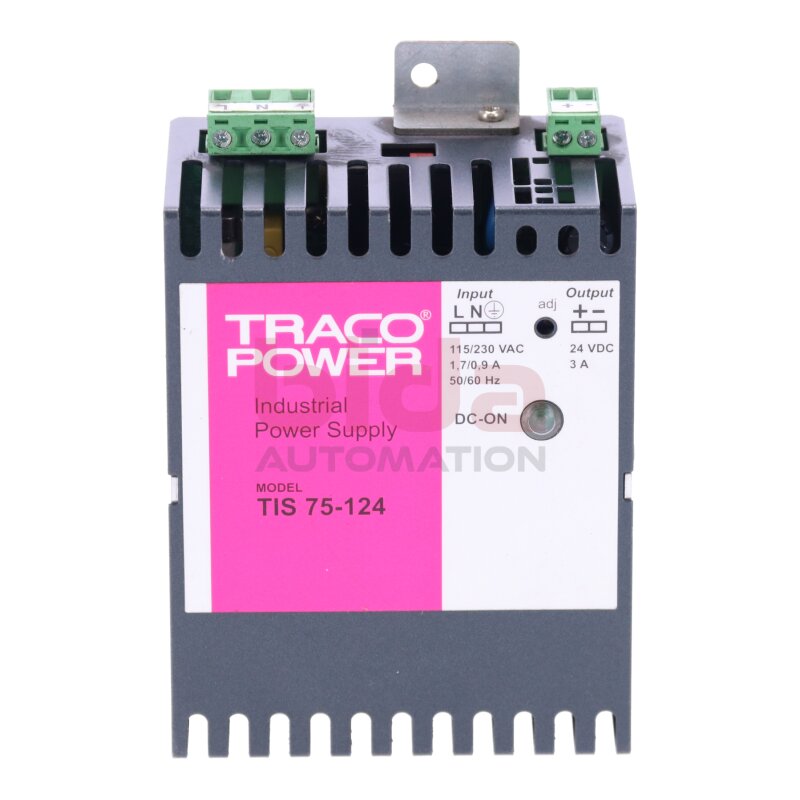 Traco Power TIS 75-124 Stromversorgung / Power Supply 115-230VAC 1,7-0,9A 24VDC 3A