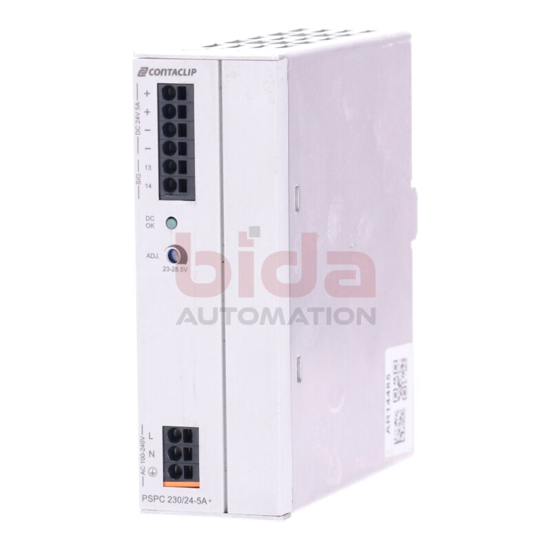 Contaclip PSPC 230/24-5A Stromversorgung / Power Supply 100-240V 2,25-1,2A