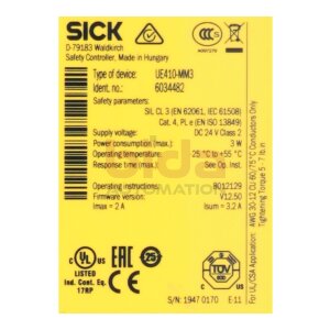 Sick UE410-MM3 (6034482) Ausgangsmodul / Output Module...