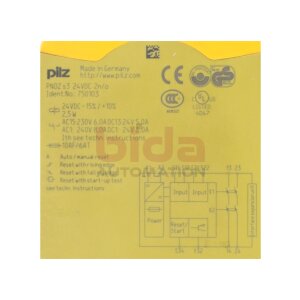 Pilz PNOZ s3 24VDC 2n/o (750103) Sicherheitsrelais /...