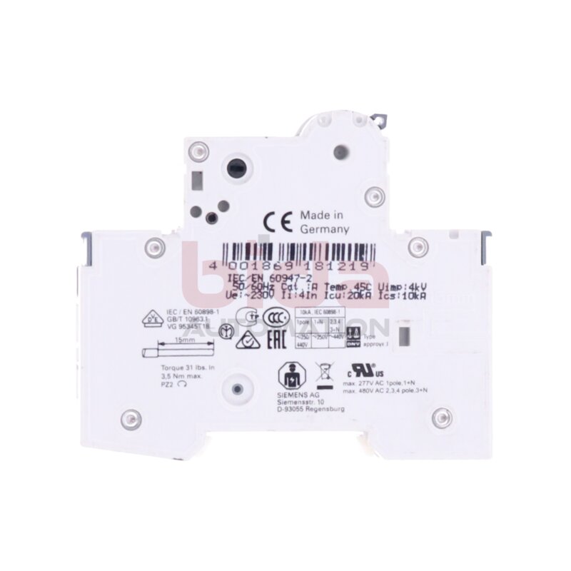 Siemens 5SY4116-6 MCB B16 Leitungsschutzschalter / Circuit Breaker  230-400V