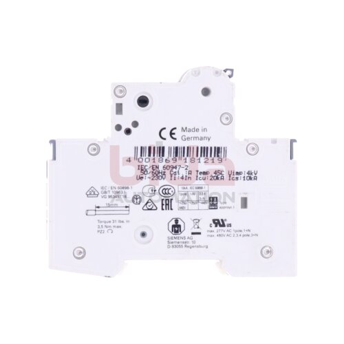 Siemens 5SY4116-6 MCB B16 Leitungsschutzschalter / Circuit Breaker  230-400V