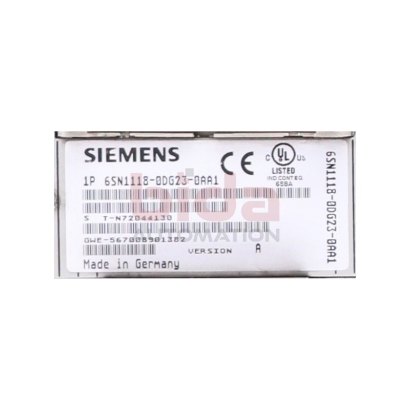 Siemens 6SN1118-0DG23-0AA1 Regelungseinschub / Control insert