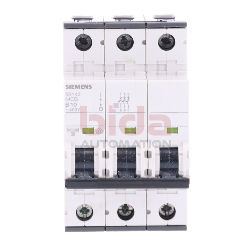 Siemens 5SY43 MCB B10 Leitungsschutzschalter / Circuit Breaker 400V