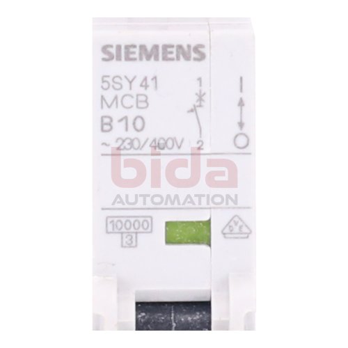 Siemens 5SY41 MCB B10 Leitungsschutzschalter / Circuit Breaker  230-400V