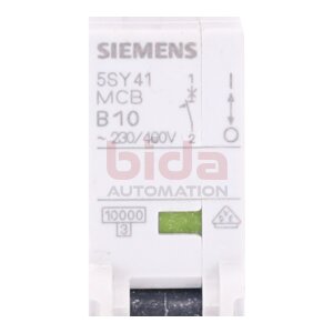 Siemens 5SY41 MCB B10 Leitungsschutzschalter / Circuit...