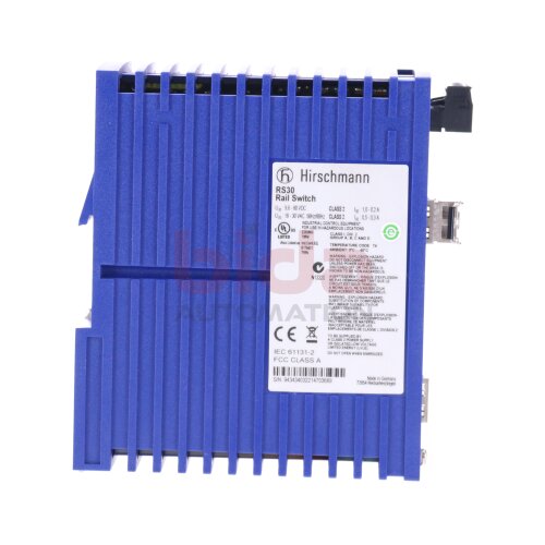 Hirschmann RS30-0802O6O6SDAPHH06.0.03 Schiene Schalter / Rail switch 9,6-60VDC 18-30VAC
