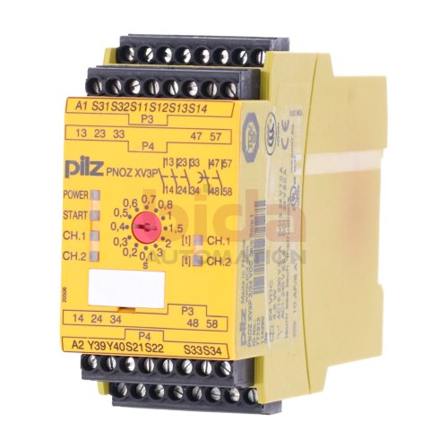 Pilz PNOZ XV3P 3/24 VDC 3n/o 2n/o t (777512) Sicherheitsschaltger&auml;t / Safety switchgear 24VDC 4,5W
