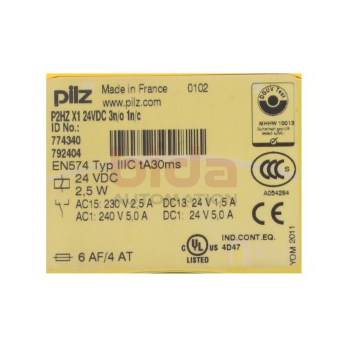 Pilz P2HZ X1 24VDC 3n/o 1n/c (774340) Sicherheitsschaltger&auml;t / Safety switchgear 24VDC 2,5W