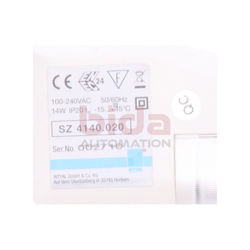 Rittal SZ 4140.020 Kompaktleuchte / Compact light 100-240 VAC 14W