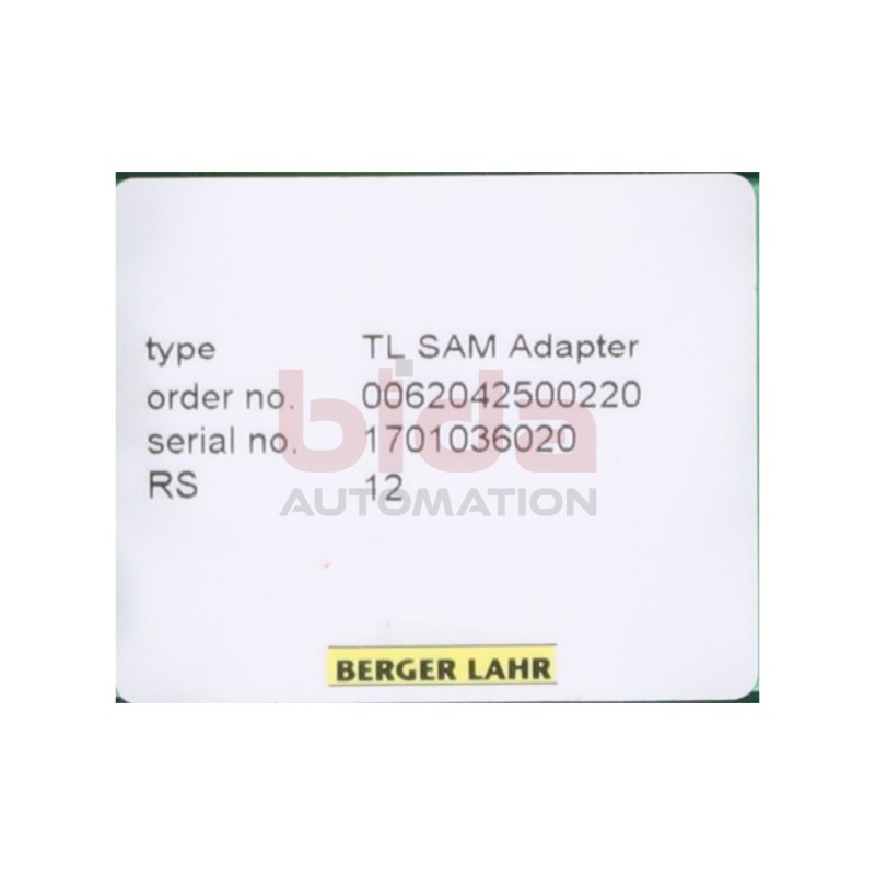 Berger Lahr 0062042500220 Adapter Module