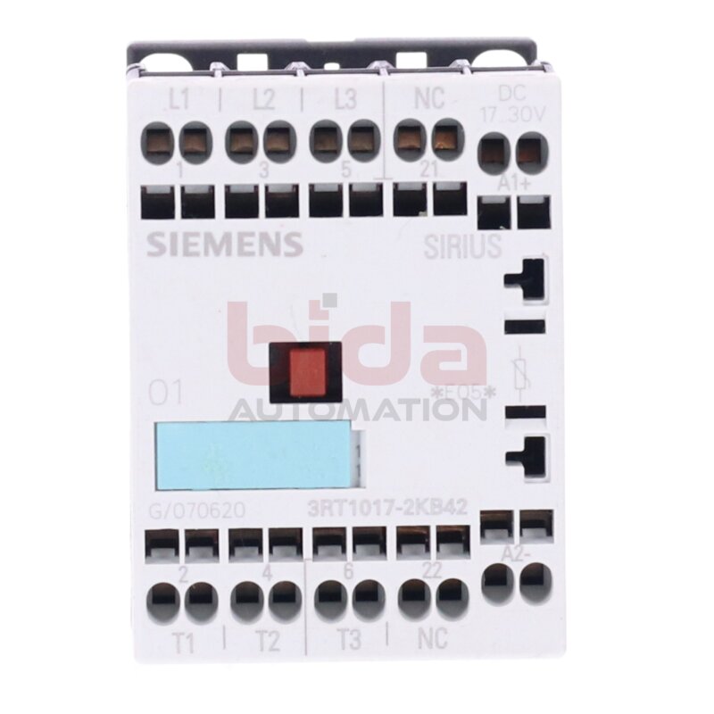 Siemens 3RT1017-2KB42 Sch&uuml;tz / Contector 17-30V 600V 60A