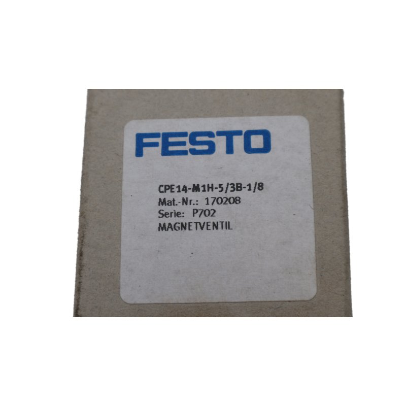 Festo CPE14-M1H-5-3B-1/8 Magnetventil Nr.170208 Ventil solenoid valve magnetic