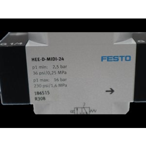 Festo HEE-D-MIDI-24 Einschaltventil Nr.186515 Ventil...
