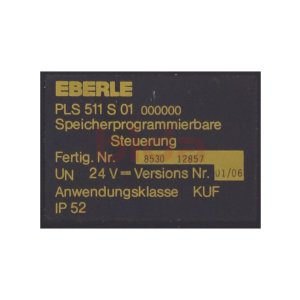 Eberle PLS 511 01 000000 Programmierbare Steuerung...