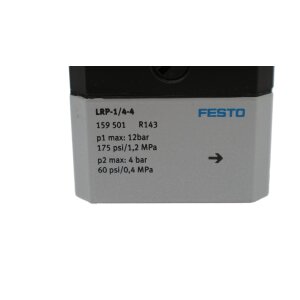 Festo LRP-1/4-4 Nr.159501 Druckregelventil Druckregler...