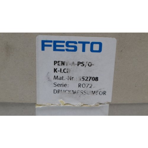 Festo PENV-A-PS/O-K-LCD Nr.152708 Druck-Messumformer Druckschalter transmitter