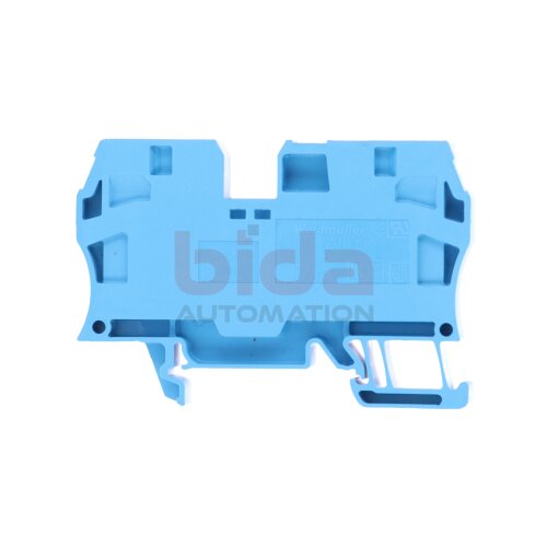 Weidm&uuml;ller ZDU 10 (10mm&sup2; 800V) Blau Durchgangs-Rheihenklemme /  Feed-Through Terminal Block 800V