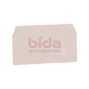 Weidmüller ZAP/TW ZDU10 Abschlussplatte / End plate