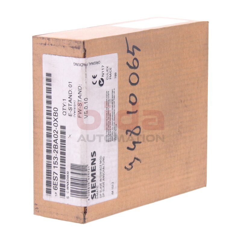 Siemens 6ES7153-2BA02-0XB0 / 6ES7 153-2BA02-0XB0  SIMATIC DP, Anschaltung