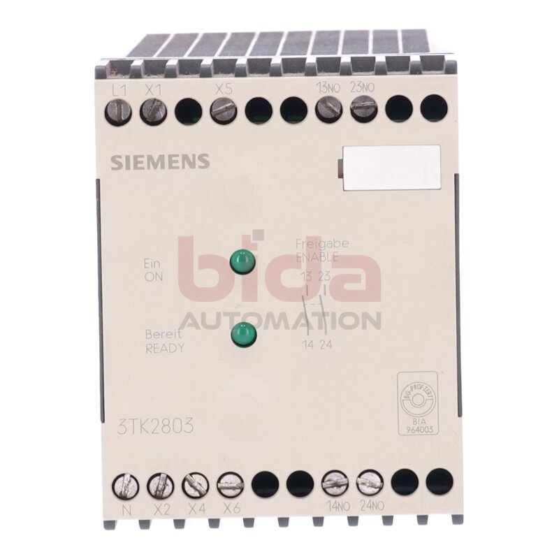 Siemens 3TK2803-0AC2 / 3TK2 803-0AC2 Schuetzsicherheitskombination f&uuml;r Sicherheitsstromkreise / Safety Combination for Safety Circuits 24V