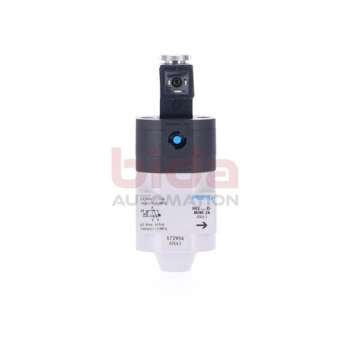 Festo HEE-D-MINI-24 (172956) Einschaltventil / Switch-on valve  24VDC 3W